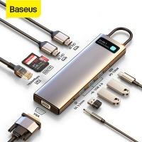 ราคา Baseus อะแดปเตอร์ 11 In 1 Metal Gleam Series 11 in 1 Multifunctional Type C HUB (9916218138)
