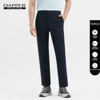 ราคา DAPPER กางเกงทำงาน TECHFLEX ทรง Regular Fit สีกรมท่า (22856573822)