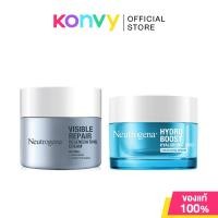 ราคา Neutrogena Duo Set 2 Item Neutrogena Visible Repair Regenerating Cream 50g Neutrogena Hydro Boost Nourishing Gel Cream 50 g นูโทรจีนา เซทสกินแคร์ (21761396660)