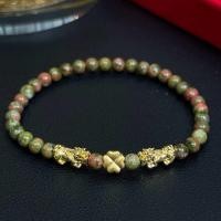 ราคา ข้อมือปี่เซียะ ใบโคลเวอร์ ทองคำแท้ 99 99 ข้อมือหินมงคล มีใบรับประกันทองคำแท้ (21784645797)