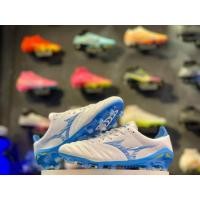 ราคา รองเท้าสตั๊ดรองเท้าเตะบอล Mizuno รองเท้าเตะบอลแข็งแรง หนังนุ่ม เบา made in Japan พร้อมกล่อง สินค้าใช้เวลาเดินทาง 2 3 วัน สวยแท้ตรงปกร้อยเปอร์เซ็นต์ (21877523272)