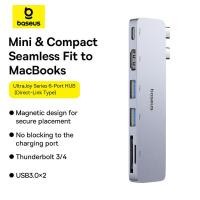 ราคา BASEUS สีเทา 5 in 1 HUB อะแดปเตอร์ USB Type C เพื่อ USB 3 0 2 SD TF สำหรับ MacBook Pro คอมพิวเตอร์อุปกรณ์เสริมด้วย Type C PD แหล่งจ่ายไฟ (22872717019)