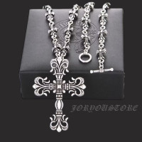 ราคา Chrome Hearts Necklace สร้อยคอโครมฮาร์ท พรีเมียม GD พร้อมกล่องใส่แบบใส ฟรีค่าจัดส่ง (23055101888)