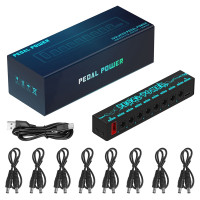 ราคา PEDAL POWER Guitar Pedal Power Guitar Effector Power Supply 8 Isolated DC Output Guitar Effect Pedal Guitar Parts Accessories (21718926708)