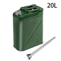 ราคา Hot ticket 20l Metal Jerry Stainless Steel Fuel Cans Petrol Cans Car Canister Holder With 3 Handles Aluminum Alloy Spout Storage (21987302931)