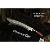 ราคา มีดกรูข่า Black Fox KUKRI ใบเลเซอร์ ลายดามัสกัส Corrosion Pattern ขนาด 16 นิ้ว FULL TANK พร้อมซองอย่างดี (21412329127)