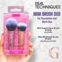 ราคา แปรงแต่งหน้า Real Techniques Mini Brush Duo 2pcs ของแท้ 100 (23030971900)