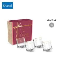 ราคา OCEAN เซตของขวัญ แก้ววิสกี้ DAZZLING WHISKY GLASS 305 ML Pack of 4 (22855591661)