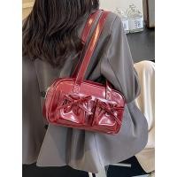 ราคา พร้อมส่ง กระเป๋าคล้องไหลjทรงสเเตนออยสำหรับผู้หญิงมี 5 สี รุ่น olive bag งานหนัง PU มันเงา เเต่งโบว์กระเป๋าหน้า (22446536770)