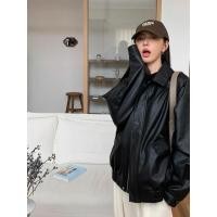 ราคา HUI YA XI Qadcol เสื้อคลุมหนังแฟชั่นวินเทจสำหรับผู้หญิง (23027030062)