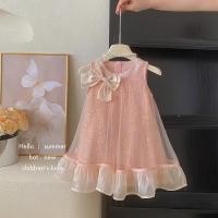 ราคา PRINCESS KESLI สไตล์เกาหลี ชุดเดรสเด็กผู้หญิง เดรสออกงาน แขนกุด ฟรุ้งฟริ้ง แต่งโบว์ 1 11 ปี เดรสเด็กผู้หญิง (23101411790)