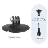 ราคา ตัวยึดแบบยืดหยุ่นสำหรับ Insta360 DJI Osmo GoPro Hero อุปกรณ์เสริมฐานหมวกกันน็อคกล้องแอคชั่นแคมเมรา (22399077940)