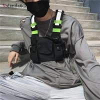 ราคา Cool กระเป๋าคาดเอวยุทธวิธี Waist Pack Stripes Hip Hop Trend Vest (20690279566)
