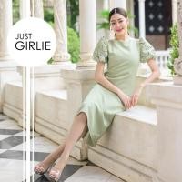 ราคา คอลเลคชั่นเขียว ชุดเขียวพาสเทล ชุดเดรส เดรสสีเขียว ธีมสีเขียว ชุดออกงาน เดรสสวยราคาถูก มีไซส์ S M L XL (22195483520)