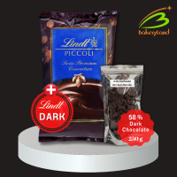ราคา ช็อกโกแลต ลินด์ LINDT 58 Dark Bittersweet แบ่งบรรจุ 250 กรัม (21597418538)