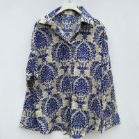 ราคา เสื้อเชิ้ตลายดอกสไตล์ไทยวินเทจ แขนยาวชายและหญิง สไตล์ฮ่องกง (21308673076)