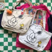 ราคา SNOOPY Snoopy น่ารักความจุขนาดใหญ่กระเป๋าผ้าใบลำลองผู้หญิง ins ร้อยเดินทางกระเป๋าสะพายไหล่ข้างหนึ่งกระเป๋าสะพายไหล่สำหรับนักเรียน (20454644233)