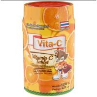 ราคา VITA C วิตามินซีอม 1000เม็ด VITAMIN C 25mg T MAN มี 5 รสชาติ สำหรับเด็ก วิตามินซี 25mg ทีแมน (22986566973)