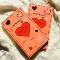 ราคา Kiss Beauty Sweet Love Blusher Palette No 83077 (21692880430)