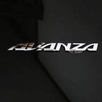 ราคา ป้ายโลโก้ ตัวนูน AVANZA ขนาด 2 x 22 cm สีโครเมี่ยม ติดท้าย สำหรับ TOYOTA AVANZA (10412955627)