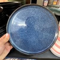 ราคา จานแบน จานสลัด จานสเต็ก ขนาด 9 5 นิ้ว จานลายหินอ่อน สีน้ำเงินคราม จานชามราคาถูกๆ จานกินข้าวสวยๆ จานกระเบื้อง เข้าไมโครเวฟได้ (22850774390)