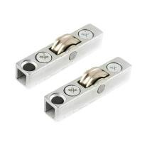 ราคา ล้อตู้กระจกลูกปืน ล้อบานเลื่อน ล้อรางหนีบ (22169565494)