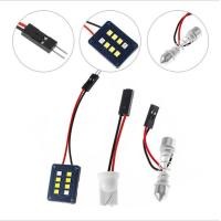 ราคา ไฟหรี่T10 ไฟเพดานรถยนต์ ไฟกลาง เก๋ง ไฟส่องสัมภาระ สีน้ำเงิน สามวินาที เปลี่ยนสีขาว LED 8Light จำนวน1 ชุด ไฟหรี่1คู่ (18025690313)