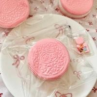 ราคา Taba Squishy Sticky Pink Oreo Stress Reliever Sensory Toy Extra Squishy New (23035128185)