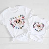 ราคา เสื้อยืดแขนสั้น ลายแมว พ่อแม่ลูก มีครบไซส์ พร้อมส่ง (22846749031)