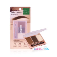 ราคา เขียนคิ้ว Baby Bright Draw Bright Brow Palette (6518930478)