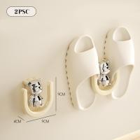 ราคา ที่เก็บรองเท้าติดผนัง แขวนรองเท้า ชั้นวางรองเท้าแตะ ชั้นวางของในห้องน้ำ แบบเรียบง่าย ติดผนัง จัดระเบียบ ตะขอ (23031991096)