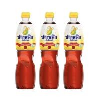 ราคา น้ำปลาแท้ ตรา ปลาหมึก จากปลาไส้ตัน ธรรมชาติ 100 ขนาด 700มล x 3ขวด (20142023359)