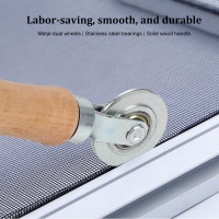 ราคา ลูกกลิ้งสลักหน้าจอ VOVA สำหรับเครื่องกลิ้งซ่อมหน้าจอประตูหน้าต่างพร้อมล้อเหล็ก2ล้อ (21386390978)