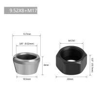 ราคา ตัดแต่งเครื่องอะแดปเตอร์หัวจับดอกสว่านพร้อมน็อตอะไหล่ไม้ (17342424142)