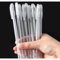 ราคา ปากกาเจล เมทัลลิค S0332 สีทอง เงิน ขาว 0 5มม แบบปลอก เขียนกระดาษดำ ตกแต่ง DIY ตัดเส้น (21957696806)