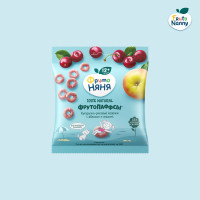 ราคา FrutoNanny FRUTOPUFFS ธัญพืชอบกรอบรูปวงแหวน ข้าวโพด ข้าว กับรสแอปเปิ้ลและเชอร์รี่ ขนมเพื่อสุขภาพสำหรับเด็ก 21 กรัม (23168563601)