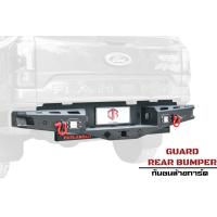 ราคา กันชนท้ายการ์ด Guard Rear Bumper กันชนท้ายออฟโรด OUTLANDER สำหรับรถกระบะทุกรุ่น กันชนเหล็กมาพร้อมกับไฟLED และ ห่วงแดงโอเมก้า (21560210960)