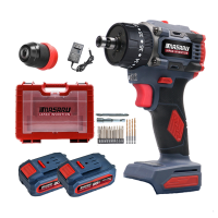 ราคา MASARU สว่านไขควงกระแทกไร้สาย 2in1 รุ่น SCDI 105 ไขควงไร้สาย สว่านไขควง แบตเตอรี่ลิเทียม 20V ไขควง ไร้สาย (23088371101)