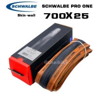 ราคา TOP ยางใหม่ ยางนอกเสือหมอบ ขอบพับ SCHWALBE PRO ONE สีคลาสสิค ขอบแก้ว 700X25 700X28 (7386902723)