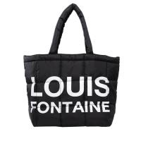 ราคา Louis Fontaine กระเป๋าทรง Tote ผ้าบุ สีดำ มี 2 ขนาด ใบใหญ่ ใบเล็ก (23040806435)