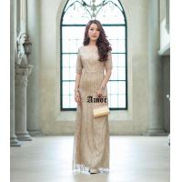 ราคา 511 ชุดเดรสลูกไม้สไตล์เกาหลี ชุดไปงานแต่ง งานบวช ชุดทำงาน by WOW Shop DD (15725725620)