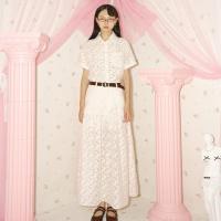 ราคา BNK GLORIA SKIRT IN BUTTER LACE กระโปรงยาวผ้าลูกไม้ครีม แต่งดีเทลจีบ มาพร้อมกระเป๋าด้านข้าง (22579435623)