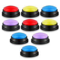 ราคา 8 PCS Answer Buzzers Button Answer Buzzer Game Show Buzzer Recordable Button Classroom Buzzers for Christmas Team Party (22201242111)
