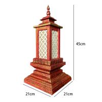 ราคา โคมไฟ โคมไฟไม้ตั้งโต๊ะ ทรงสี่เหลี่ยม มีหลายสีหลายสไตล์ให้เลือก ประดับบ้านเรือน โรงแรม รีสอร์ท (21627569333)