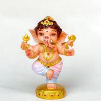 ราคา พระพิฆเนศ ปางร่ายรำ สีขาวมุก ประดับพลอยสูง 6 9 นิ้ว ทำพิธีเรียบร้อยพร้อมบูชา (22894900688)