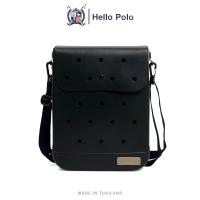 ราคา Hello Polo crossbody bag ผู้หญิง กระเป๋า ดีไซน์เรียบง่าย น้ำหนักเบา วัสดุ EVA แบบกันน้ำ ต้องมีสำหรับการออกนอกบ้าน BH2006 (23178555472)