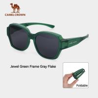 ราคา CamelCrown Sun Glasses Summer Sunscreen Driving Polarized Square Frame Folding Sunglasses (21638795551)