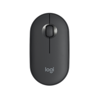 ราคา Logitech Pebble M350 Wireless Mouse Bluetooth USB เมาส์ไร้สาย บลูทูธ สีดำ เมาส์ไร้เสียงไร้สาย บลูทูธ USB สไตล์มินิมอล พกพากสะดวก ลดเสียง 90 (3408780160)