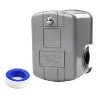 ราคา 1 Set Water Pressure Switch 40 60Psi Water Pressure Switch Adjustable Double Spring Rod 110V 230V with Sealing Tape (23036169200)