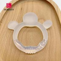 ราคา Horigen Soft Silicone Teether transparent for Baby Infant New Born Massage Food Grade Silicone Toy Easy to Grip Bite to Soothe Teething Pain and Itching Gums BPA Free (22844267040)